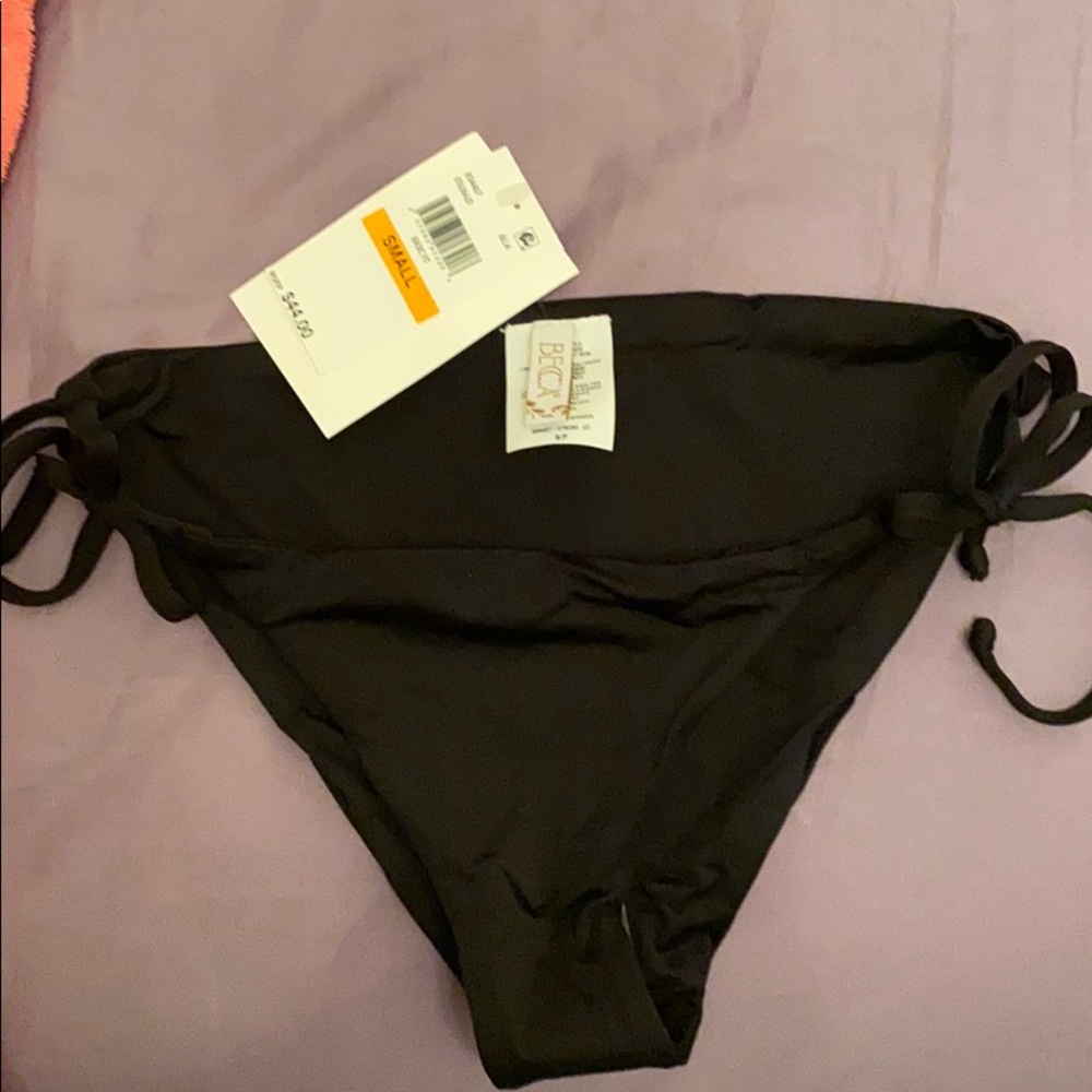 Becca black bathing suit bottom
